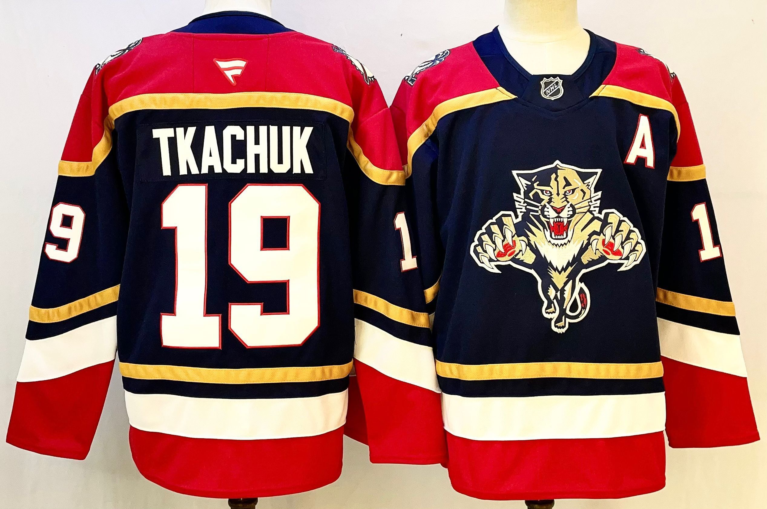 Men Florida Panthers #19 Tkachuk Blue Red 2026 Adidias NHL Jersey style 001